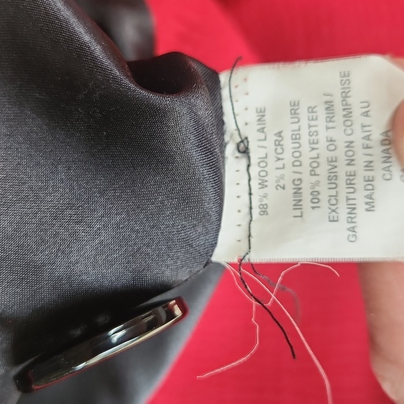 LIDA BADAY red wool jacket - Picture 13 of 13